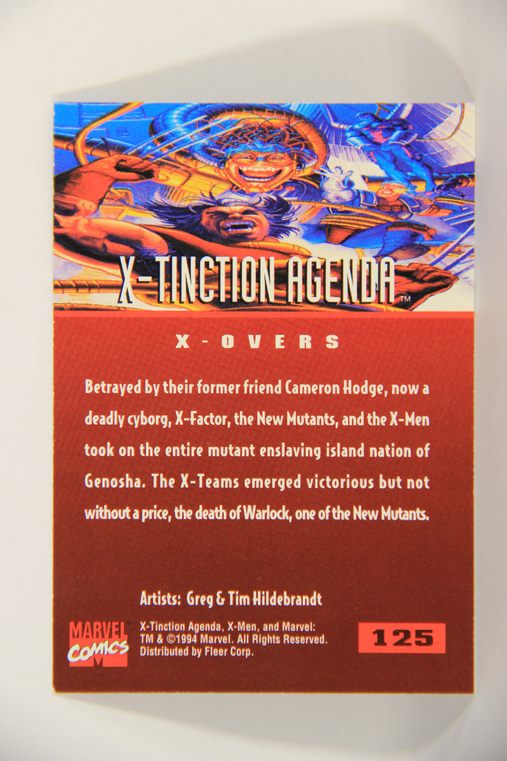 X-Men Fleer Ultra 95' - 1994 Trading Card #125 X-Tinction Agenda L016780