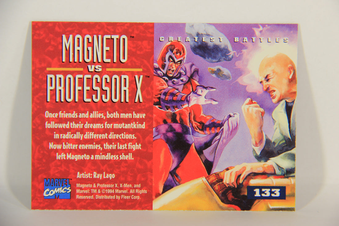 X-Men Fleer Ultra 95' - 1994 Trading Card #133 Magneto Vs Professor X L016788
