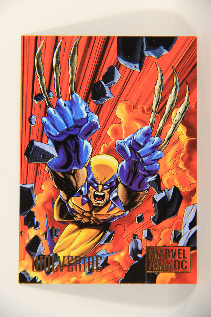 DC Versus Marvel Comics 1995 Trading Card #14 Wolverine ENG L016816