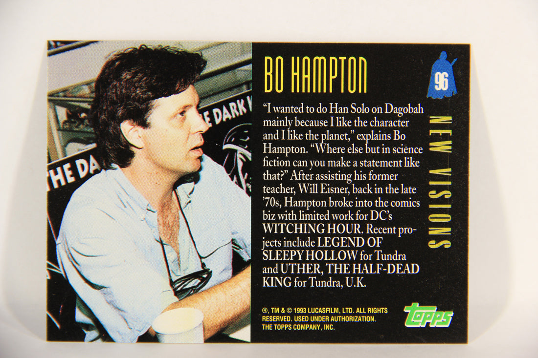 Star Wars Galaxy 1993 Topps Card #96 Han Solo On Dagobah Artwork ENG L016838