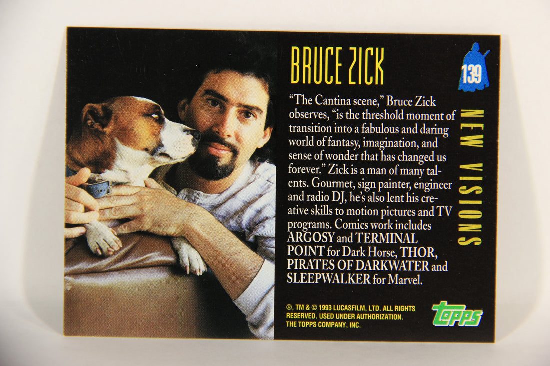 Star Wars Galaxy 1993 Topps Trading Card #139 The Cantina Scene Artwork ENG L016840