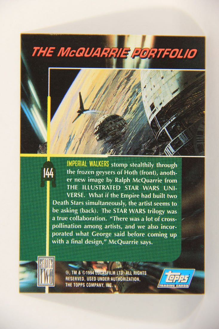 Star Wars Galaxy 1994 Topps Trading Card #144 Imperial Walkers Artwork ENG L016841