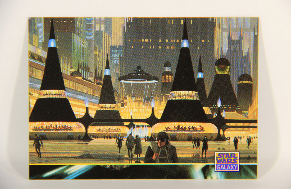 Star Wars Galaxy 1994 Topps Trading Card #146 The Entertainment Center Artwork ENG L016842