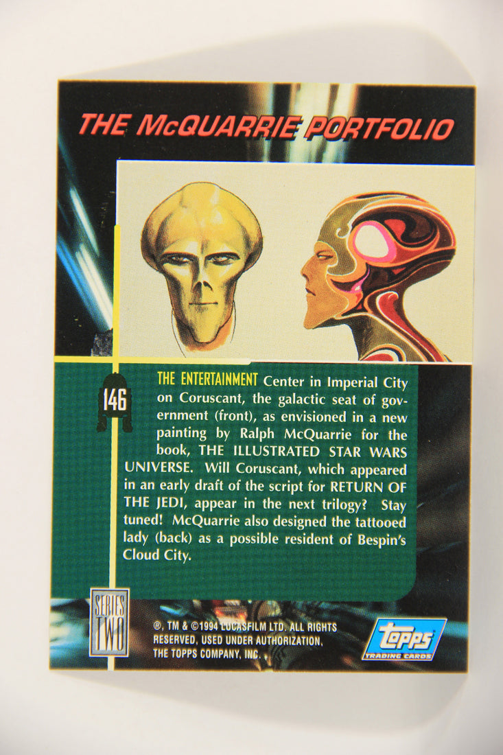 Star Wars Galaxy 1994 Topps Trading Card #146 The Entertainment Center Artwork ENG L016842