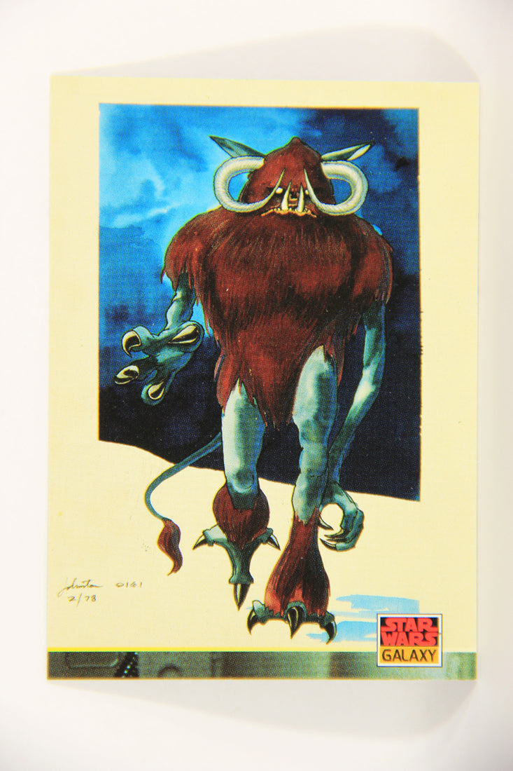 Star Wars Galaxy 1994 Topps Trading Card #178 Wampa Ice Creature Artwork ENG L016844