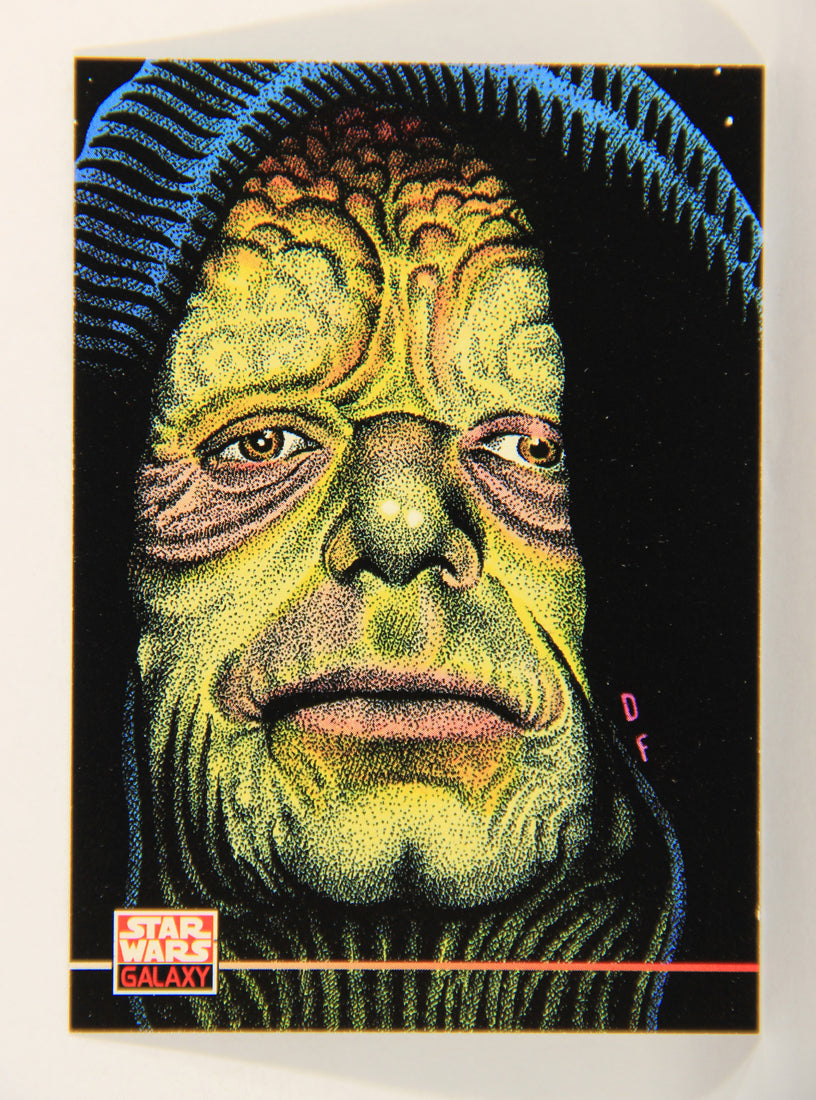Star Wars Galaxy 1994 Topps Card #226 The Emperor Artwork ENG L016848