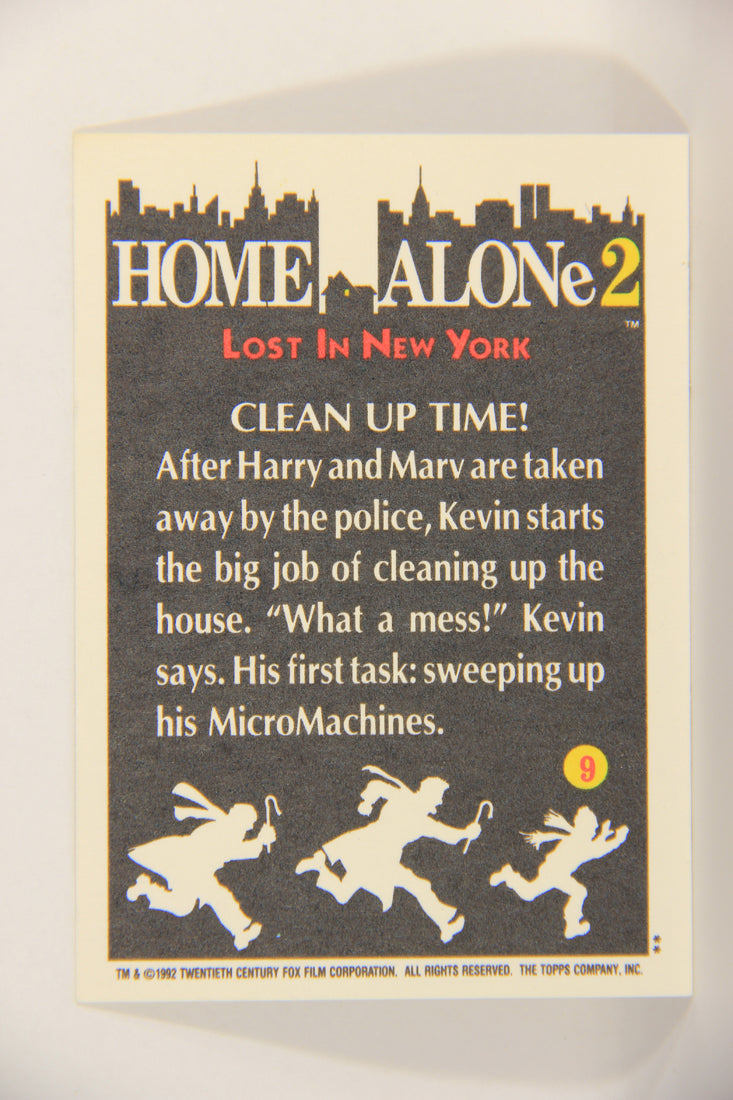 Home Alone 2 Lost In New York 1992 Trading Card #9 Clean Up Time ENG L016879
