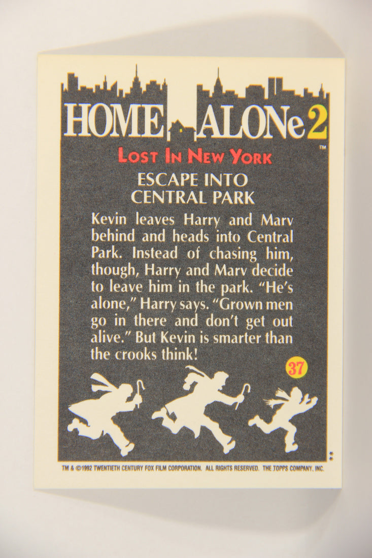 Home Alone 2 Lost In New York 1992 Trading Card #37 Escape Into Central Park ENG L016907