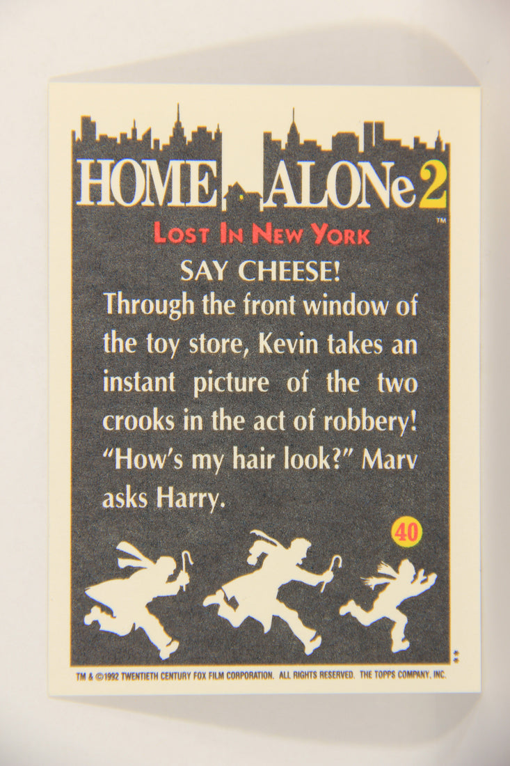 Home Alone 2 Lost In New York 1992 Trading Card #40 Say Cheese ENG L016910