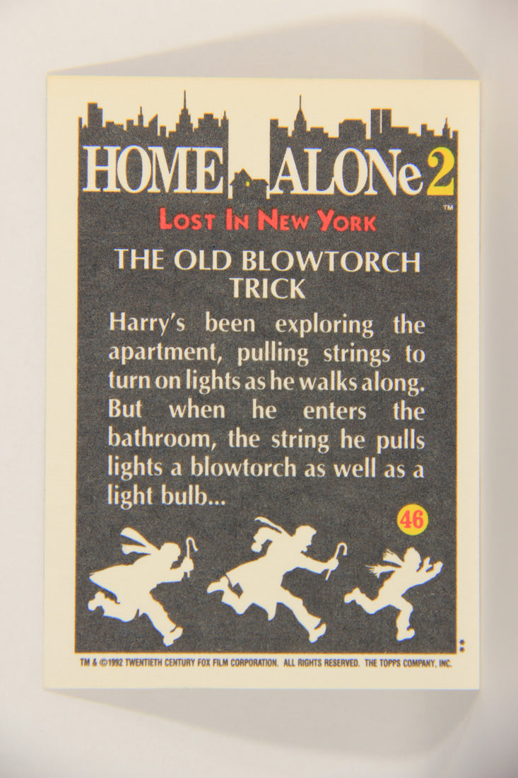 Home Alone 2 Lost In New York 1992 Trading Card #46 The Old Blowtorch Trick ENG L016916