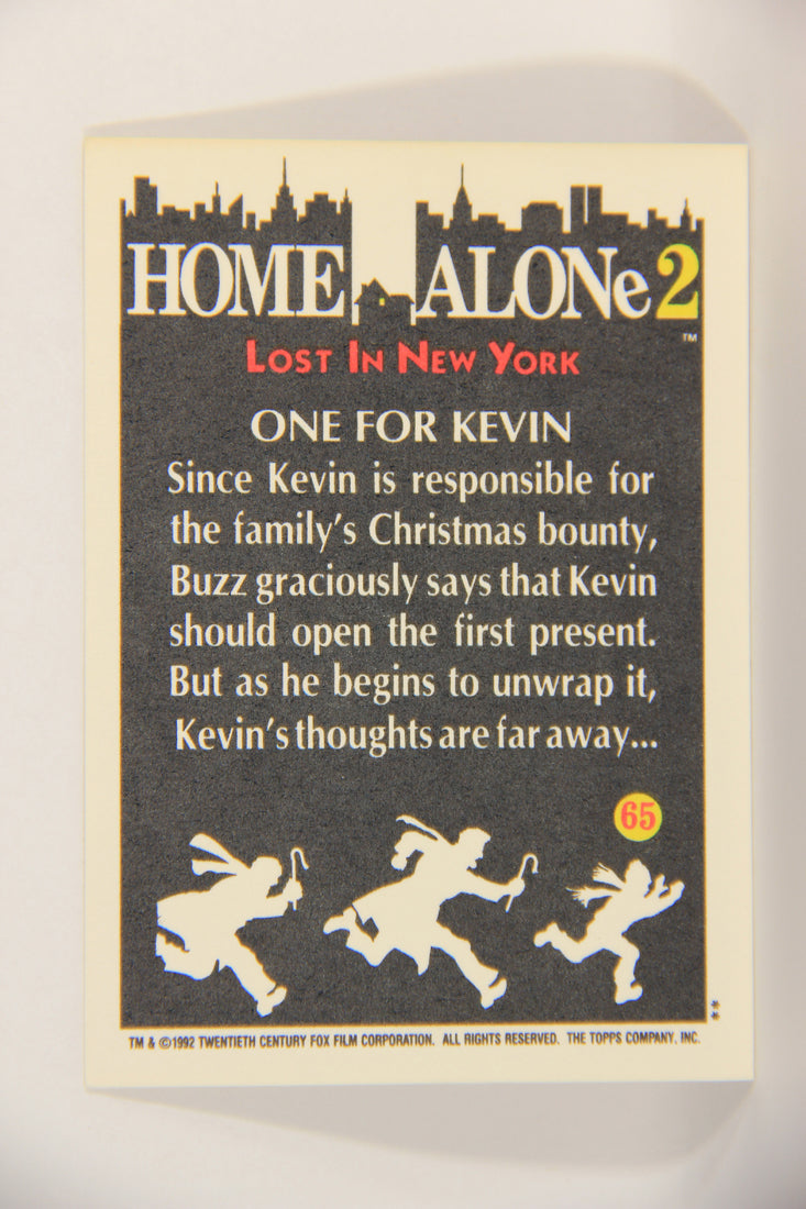 Home Alone 2 Lost In New York 1992 Trading Card #65 One For Kevin ENG L016935