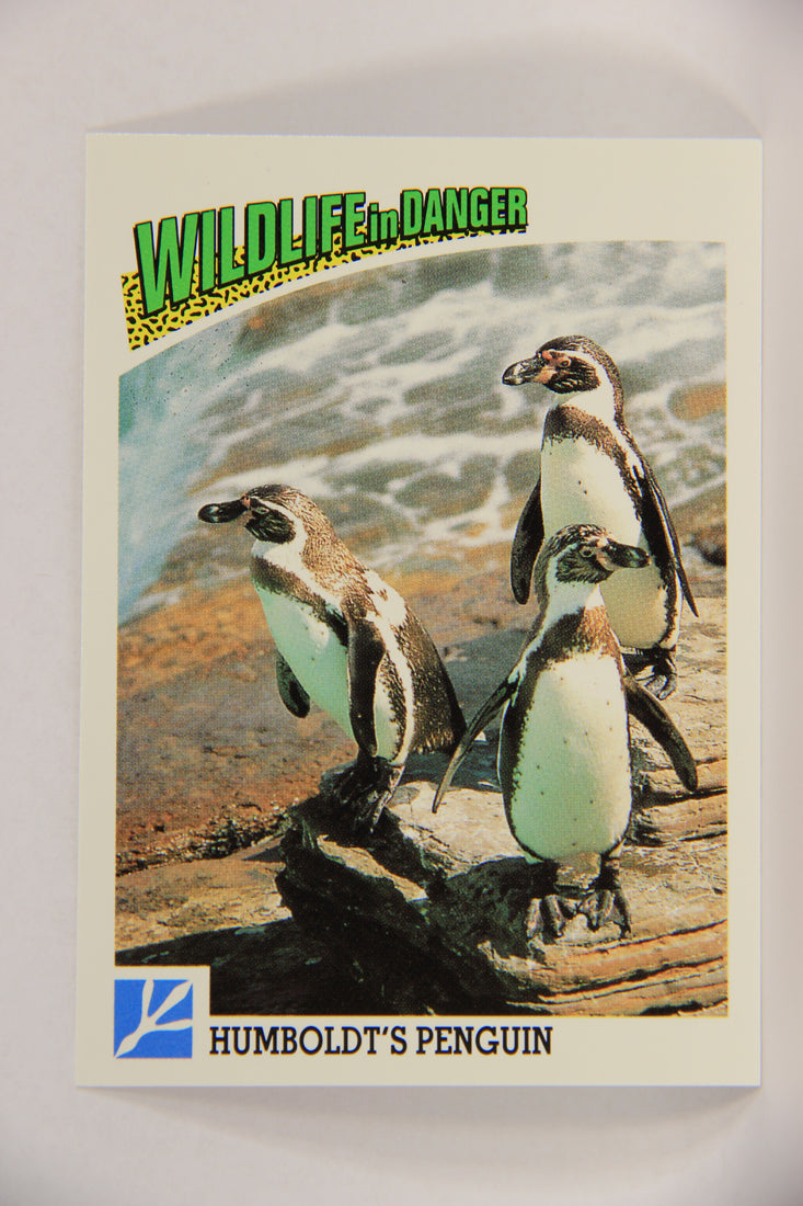 Wildlife In Danger WWF 1992 Trading Card #85 Humboldt's Penguin ENG L017021