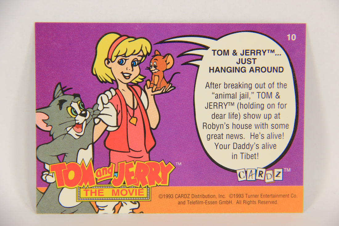 Tom & Jerry The Movie 1993 Trading Card #10 Tom & Jerry Just Hanging Around ENG L017047