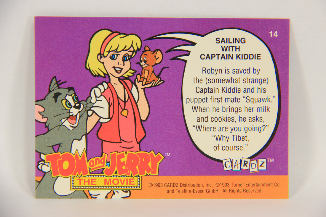 Tom & Jerry The Movie 1993 Trading Card #14 Sailing With Captain Kiddie ENG L017051