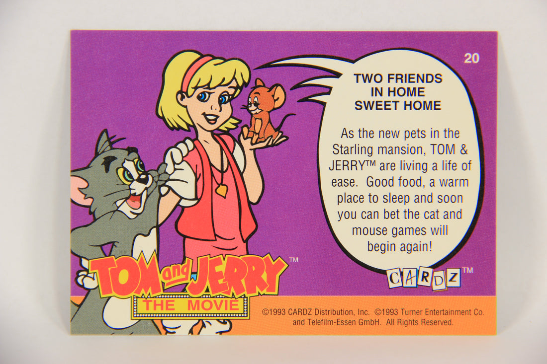 Tom & Jerry The Movie 1993 Trading Card #20 Two Friends In Home Sweet Home ENG L017057