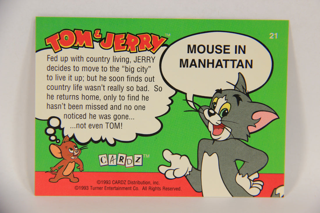 Tom & Jerry The Movie 1993 Trading Card #21 Mouse In Manhattan ENG L017058