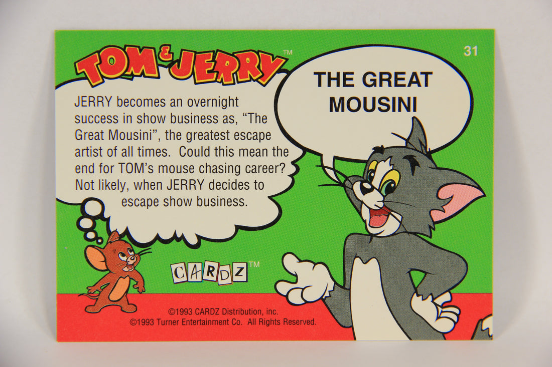 Tom & Jerry The Movie 1993 Trading Card #31 The Great Mousini ENG L017068