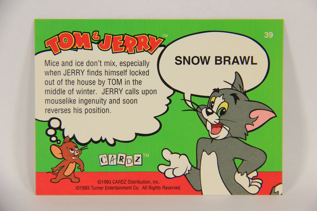 Tom & Jerry The Movie 1993 Trading Card #39 Snow Brawl ENG L017076