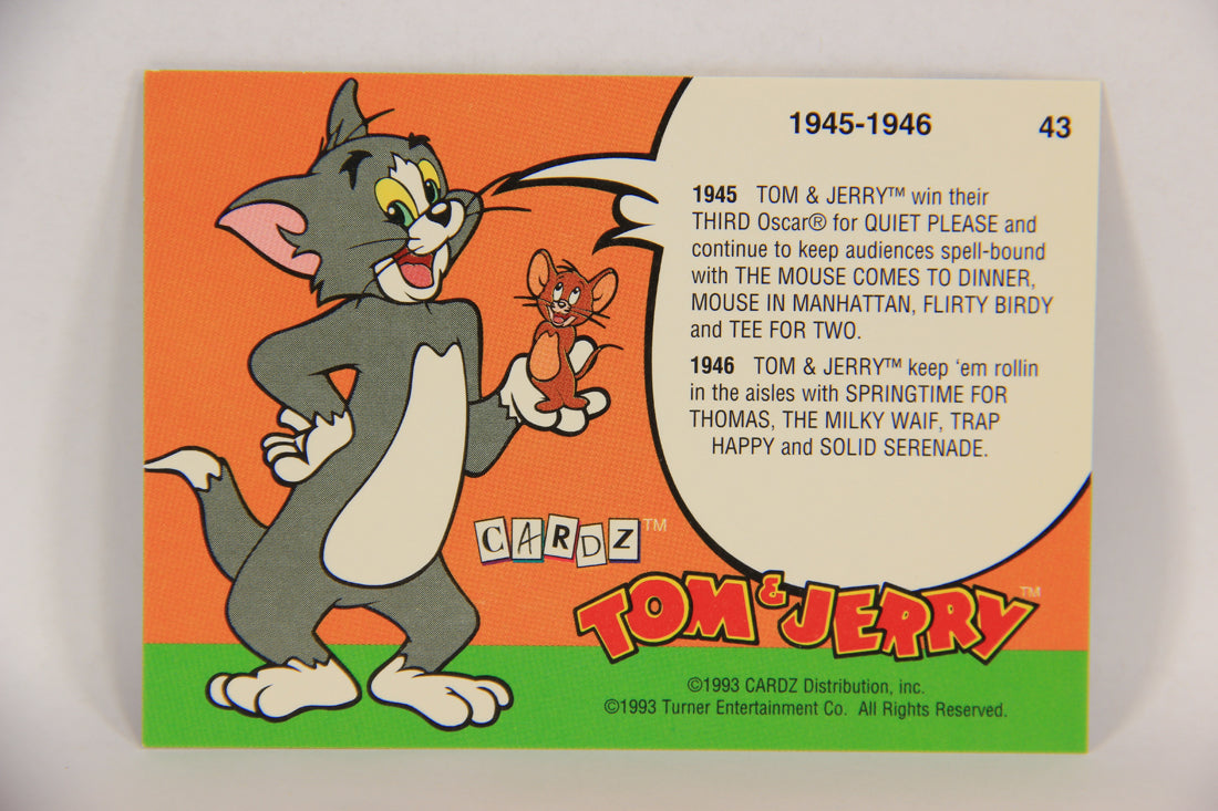 Tom & Jerry The Movie 1993 Trading Card #43 Highlights 1945-1946 ENG L017080