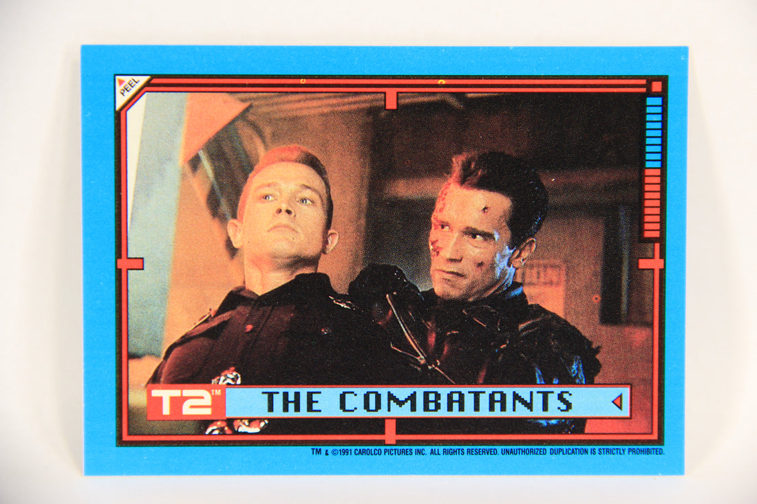 Terminator 2 Judgement Day 1991 Trading Card Sticker #22 The Combatants L017119