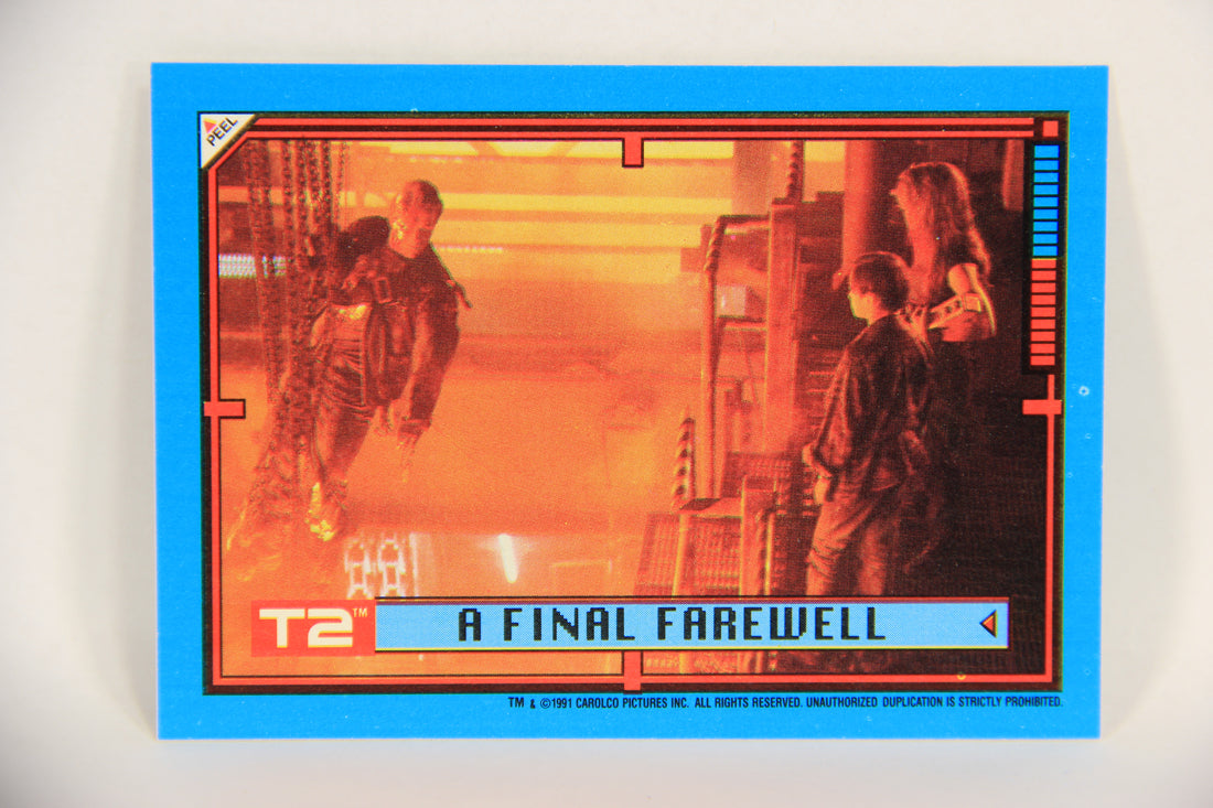 Terminator 2 Judgement Day 1991 Trading Card Sticker #36 A Final Farewell L017133