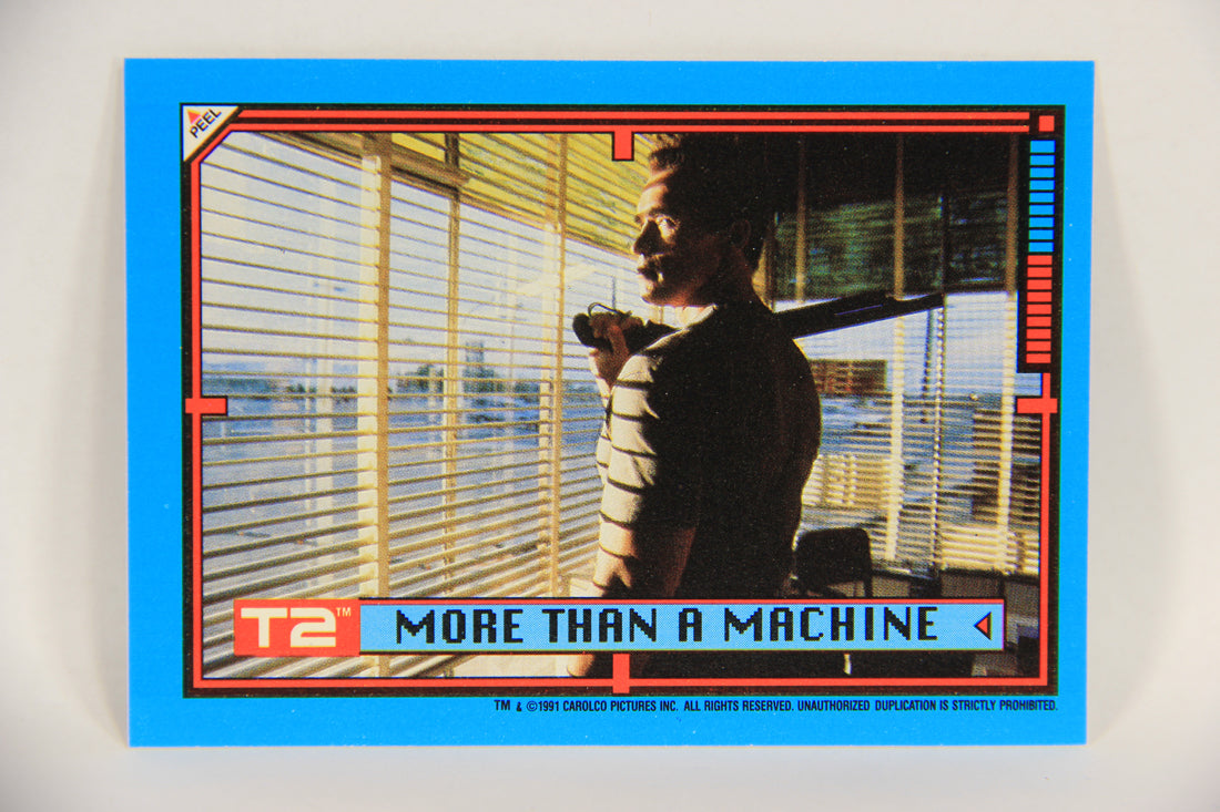 Terminator 2 Judgement Day 1991 Trading Card Sticker #38 More Than A Machine L017135