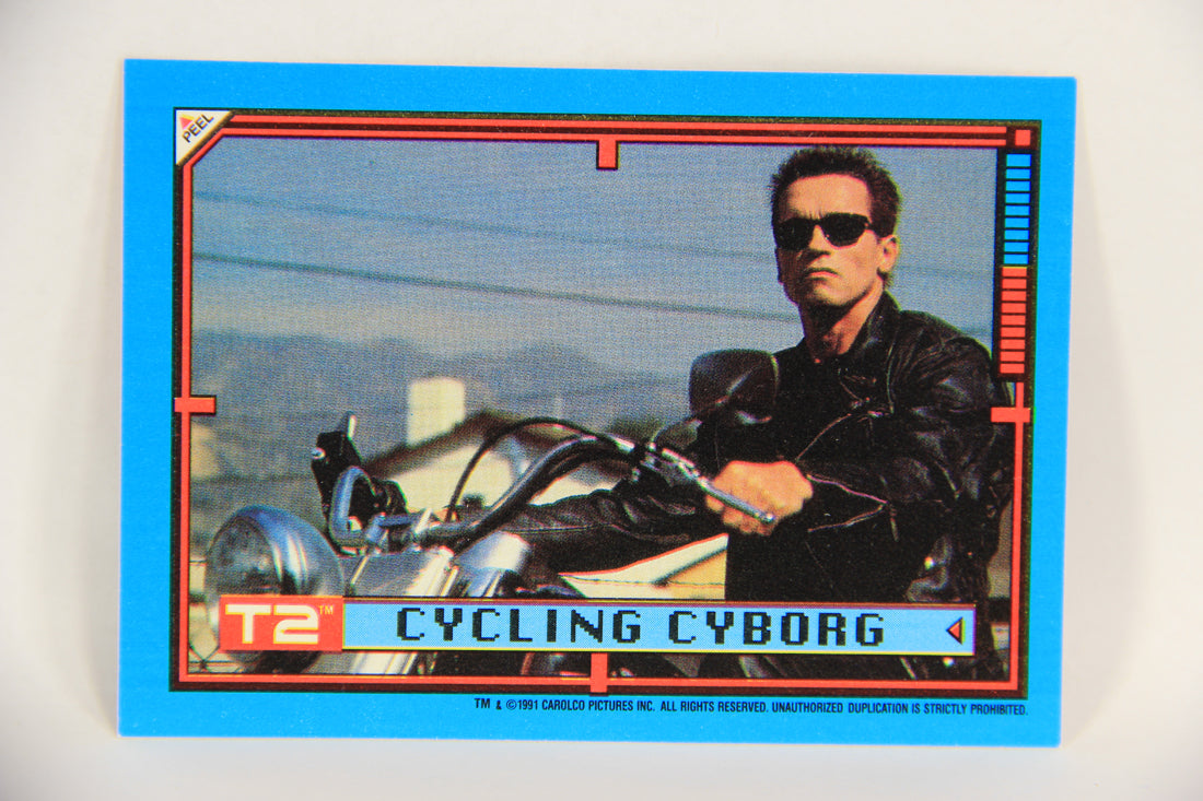 Terminator 2 Judgement Day 1991 Trading Card Sticker #40 Cycling Cyborg L017137