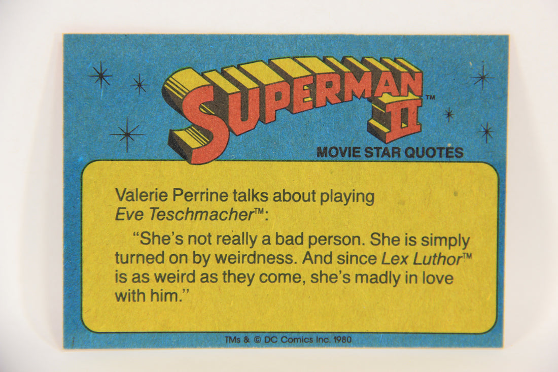 Superman 2 Topps 1980 Trading Card #5 General Zod ENG L017146