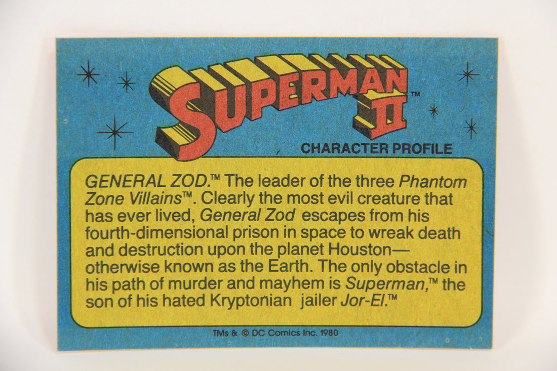 Superman 2 Topps 1980 Trading Card #7 Beautiful But Deadly Ursa ENG L017148