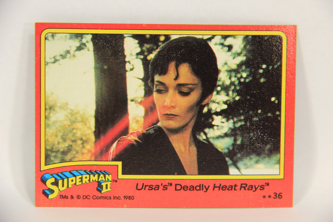 Superman 2 Topps 1980 Trading Card #36 Ursa's Deadly Heat Rays ENG L017177