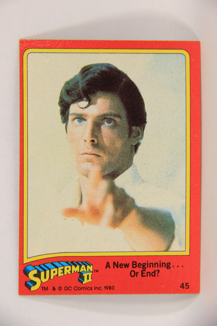 Superman 2 Topps 1980 Trading Card #45 A New Beginning Or End L017186