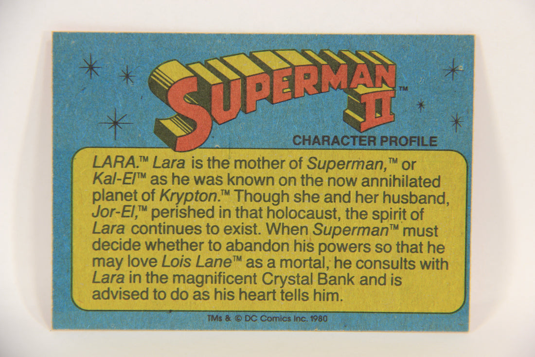 Superman 2 Topps 1980 Trading Card #50 A Desperate Appeal ENG L017191