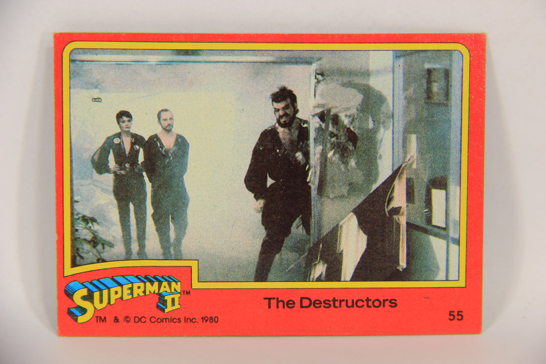 Superman 2 Topps 1980 Trading Card #55 The Destructors ENG L017196