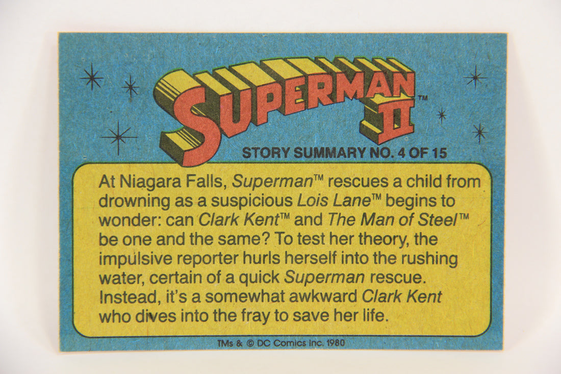 Superman 2 Topps 1980 Trading Card #66 One Way To Catch A Bus ENG L017207