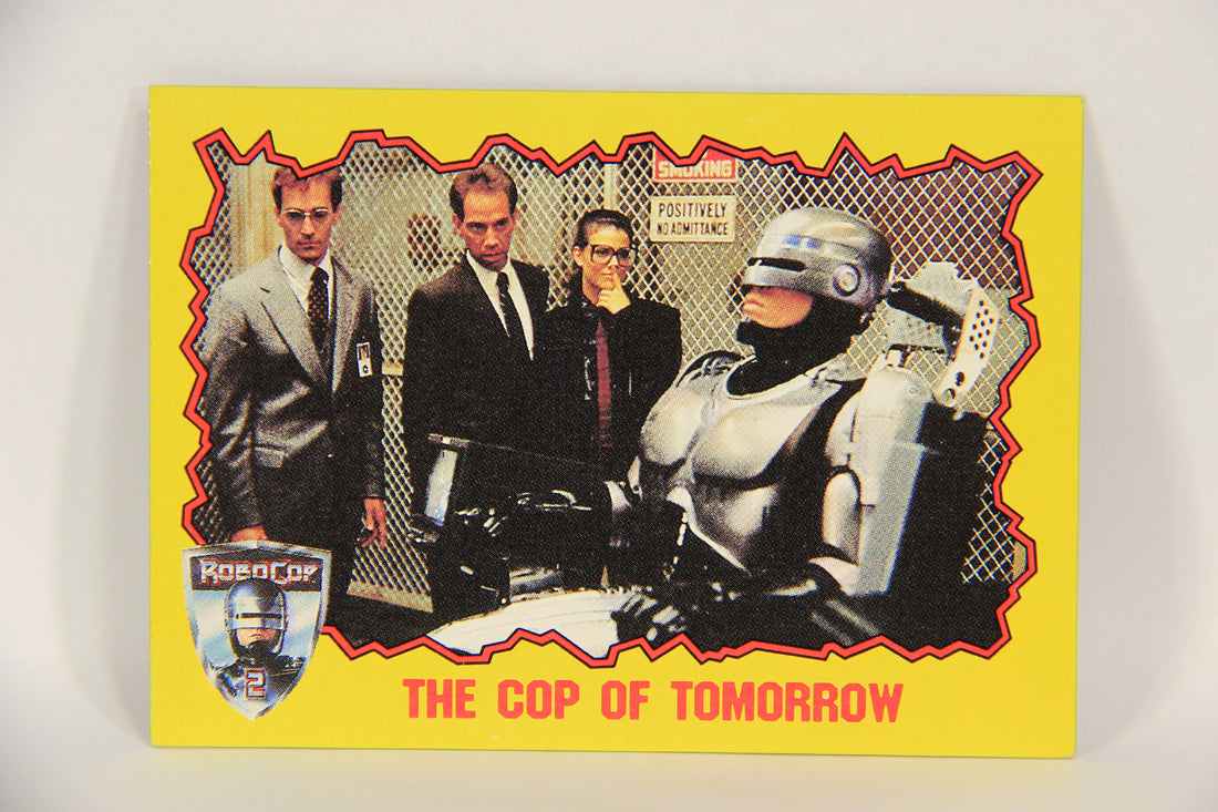 RoboCop 2 Topps 1990 Trading Card #8 The Cop Of Tomorrow ENG L017237