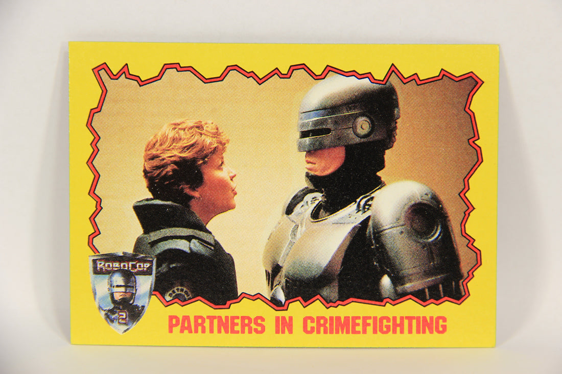 RoboCop 2 Topps 1990 Trading Card #9 Partners In Crimefighting ENG L017238