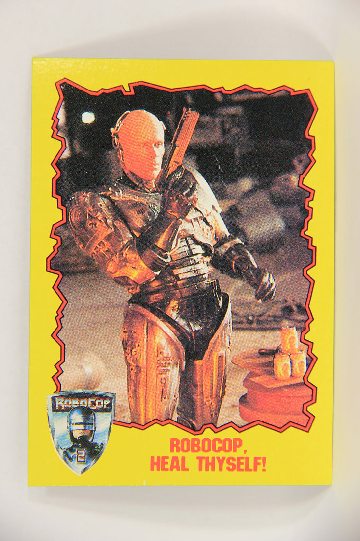 RoboCop 2 Topps 1990 Trading Card #25 Robocop Heal Thyself ENG L017254