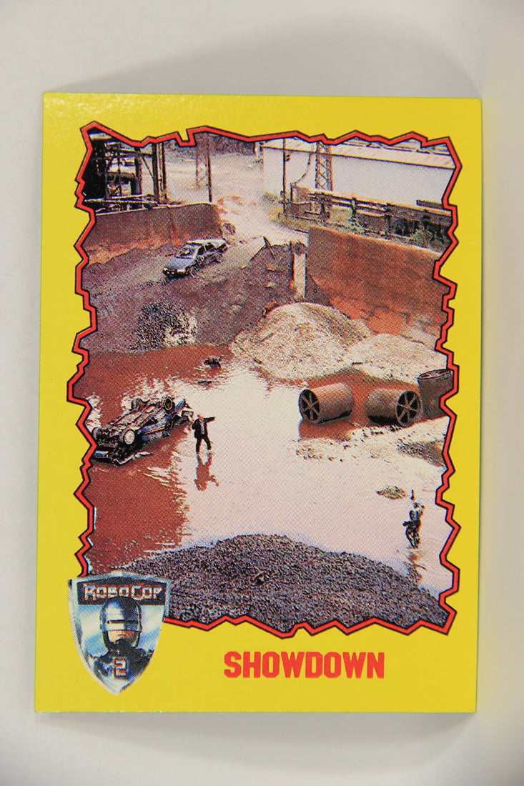 RoboCop 2 Topps 1990 Trading Card #27 Showdown ENG L017256