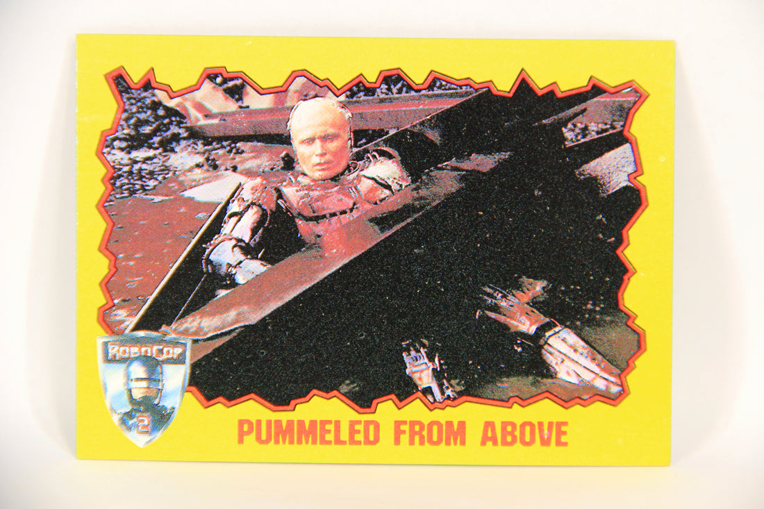 RoboCop 2 Topps 1990 Trading Card #28 Pummeled From Above ENG L017257