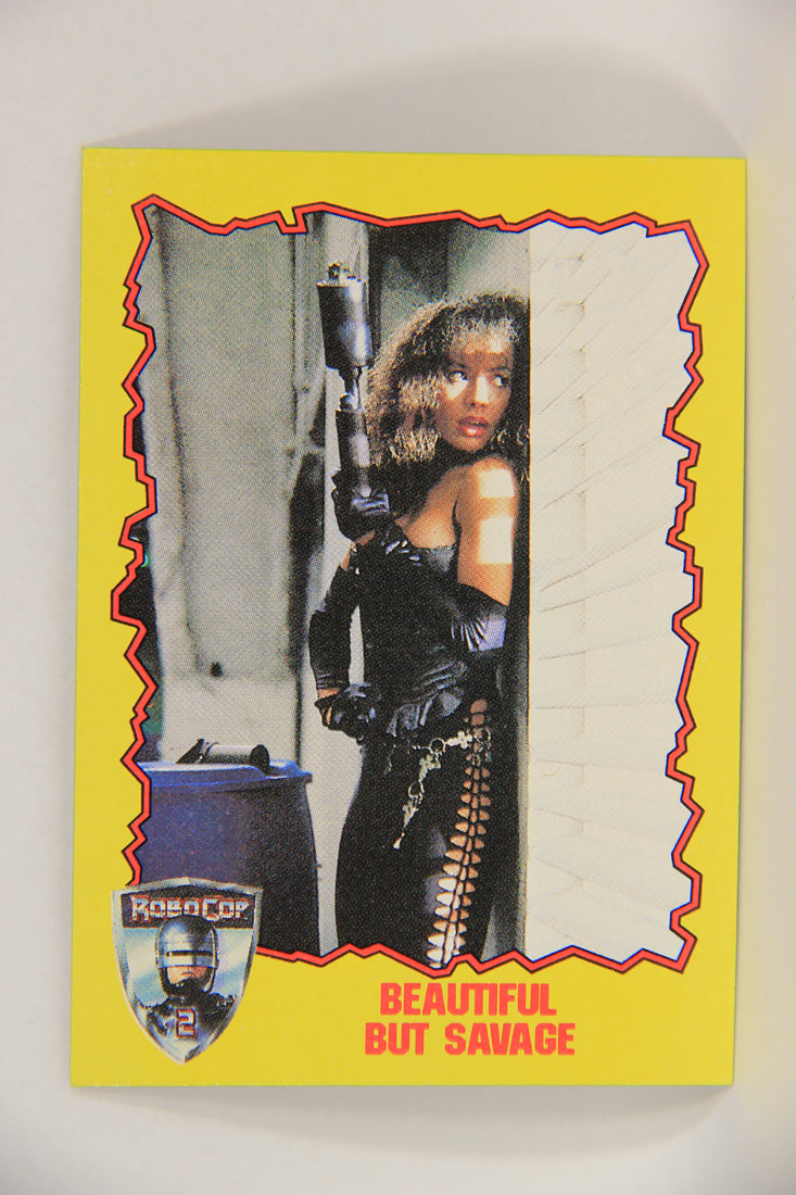 RoboCop 2 Topps 1990 Trading Card #53 Beautiful But Savage ENG L017282