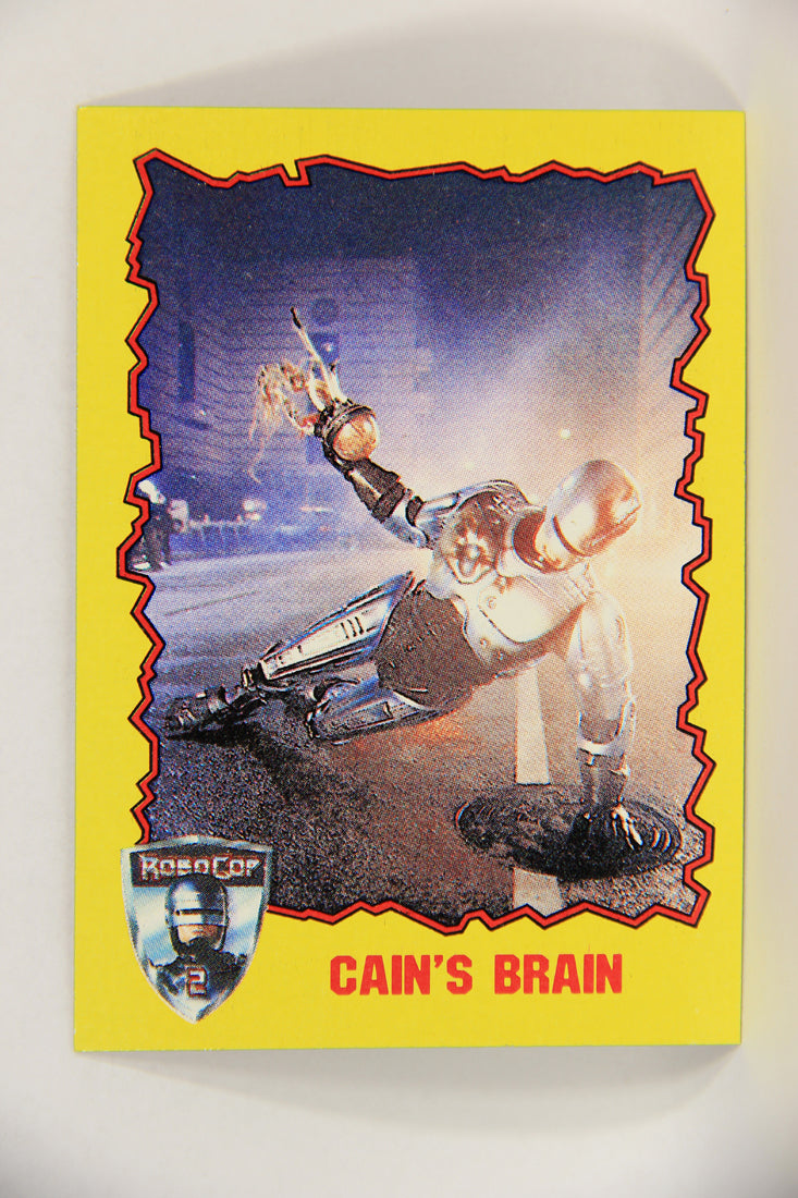 RoboCop 2 Topps 1990 Trading Card #77 Cain's Brain ENG L017306