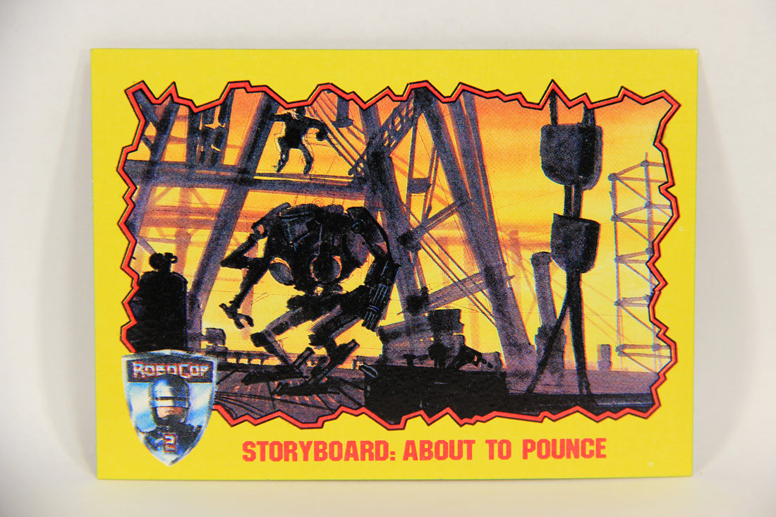 RoboCop 2 Topps 1990 Trading Card #88 Storyboard - About To Pounce ENG L017317