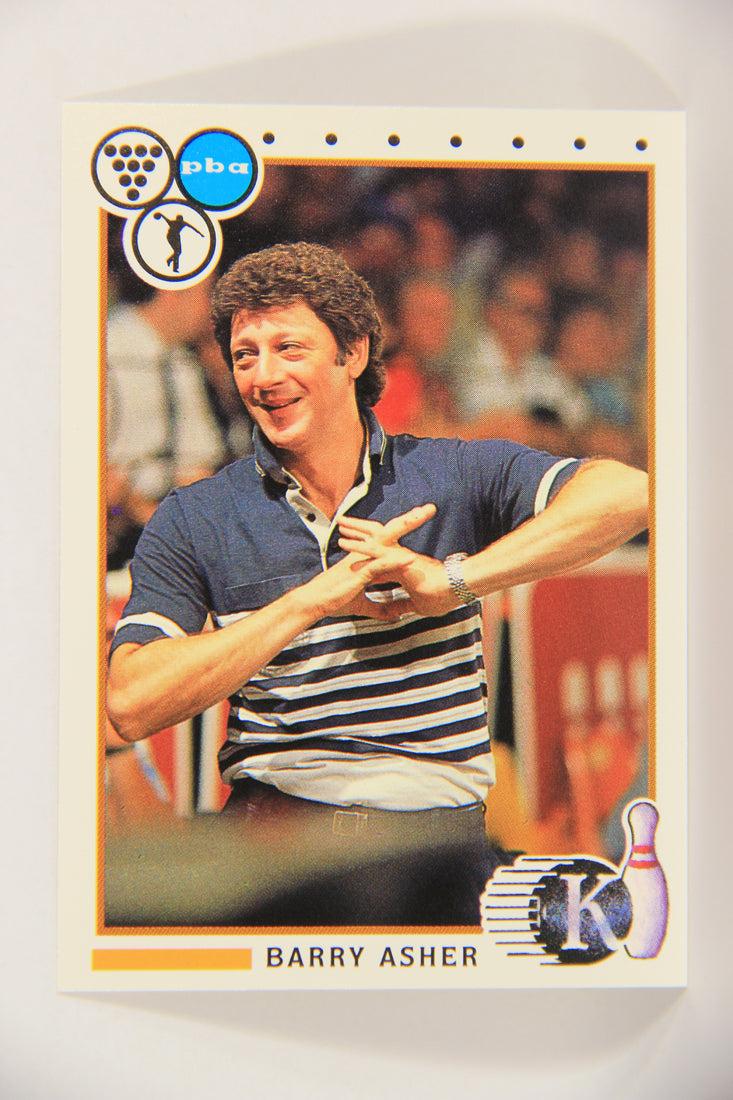 Kingpins Bowling 1990 Trading Card #7 Barry Asher ENG L017324