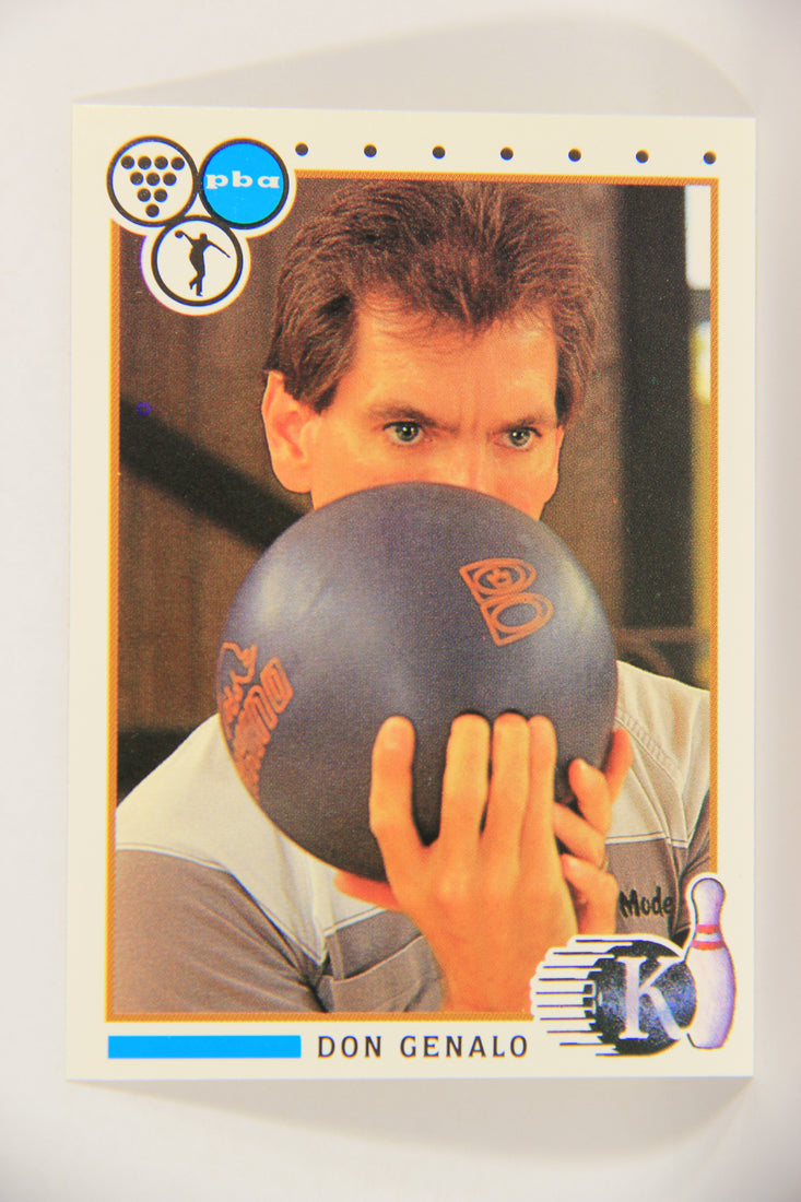 Kingpins Bowling 1990 Trading Card #10 Don Genalo ENG L017327