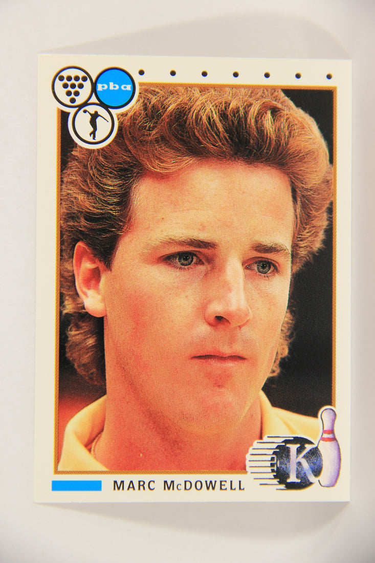 Kingpins Bowling 1990 Trading Card #16 Marc McDowell ENG L017333