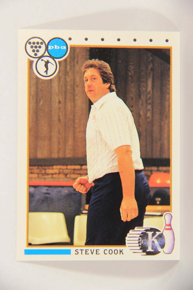 Kingpins Bowling 1990 Trading Card #36 Steve Cook ENG L017353
