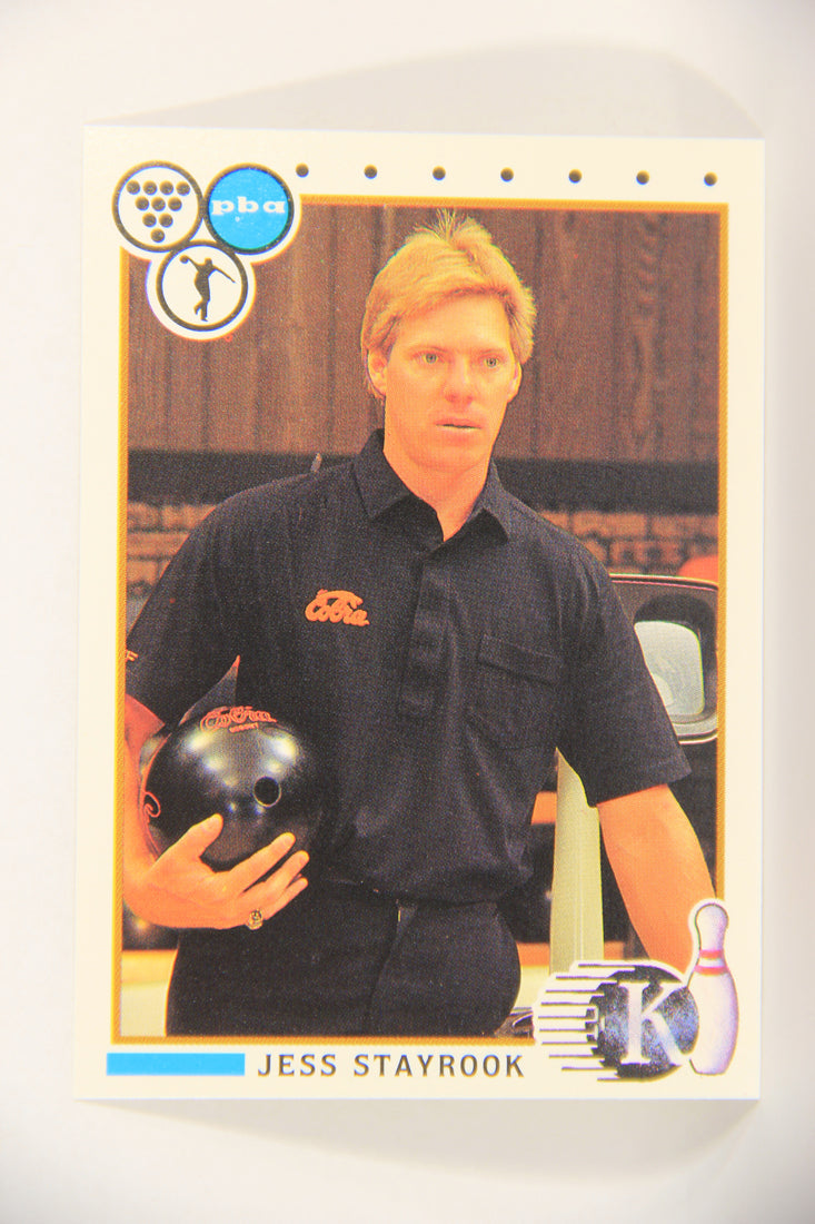 Kingpins Bowling 1990 Trading Card #38 Jess Stayrook ENG L017355