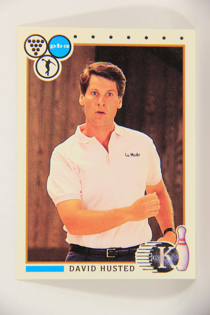 Kingpins Bowling 1990 Trading Card #58 David Husted ENG L017375