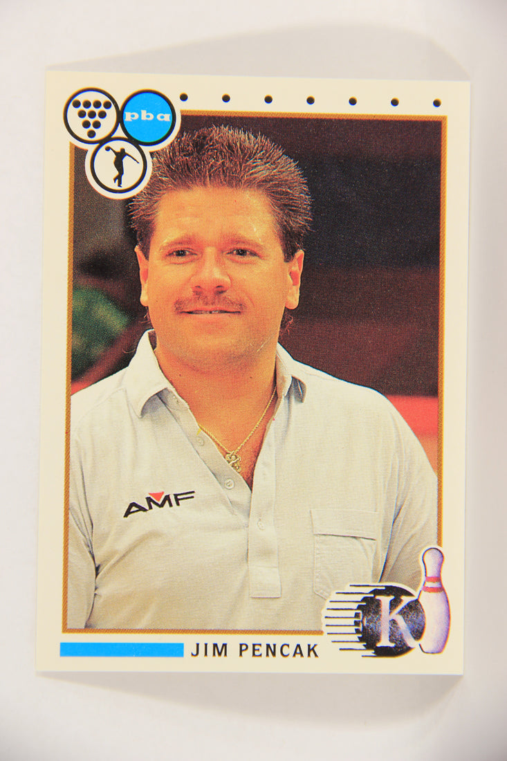 Kingpins Bowling 1990 Trading Card #67 Jim Pencak ENG L017384