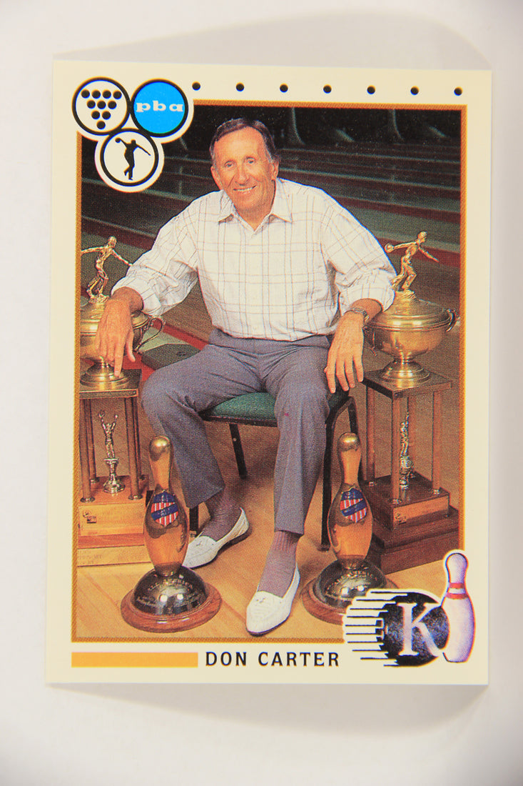 Kingpins Bowling 1990 Trading Card #69 Don Carter ENG L017386